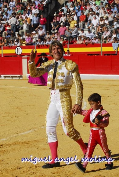 corrida de toros con motivo de las fiestas de la virgen de las a