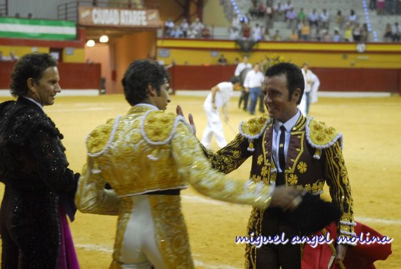 GR03. GRANADA, 25/07/09.-
Corrida de Toros de la Prensa celebrado en la Plaza de Toros de Atarfe.
En el cartel figuras del toreo como Ortega Cano, Julio Aparicio y  Cayetano Rivera.